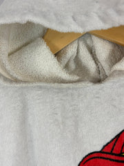 Kids poncho paw L.grey