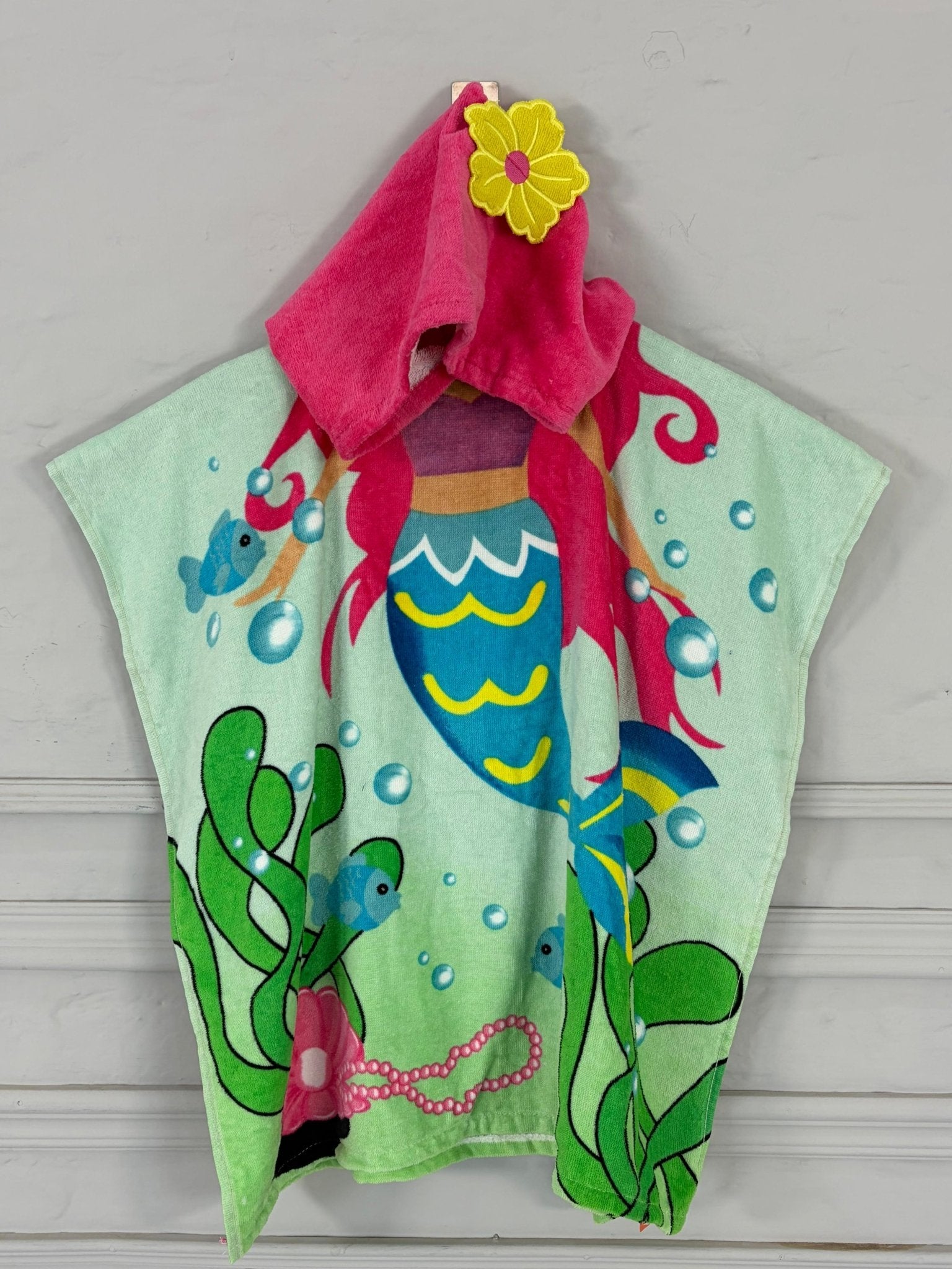 Kids poncho mermaid - Toliya.co