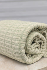 Cotton Waffle Weave King Size Blanket | Lightweight | Breathable