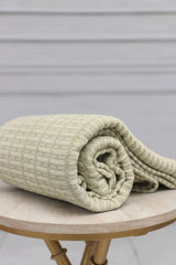 Cotton Waffle Weave King Size Blanket | Lightweight | Breathable