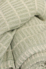 Cotton Waffle Weave King Size Blanket | Lightweight | Breathable