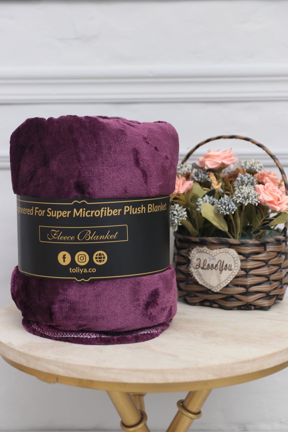 Plush Blanket Purple