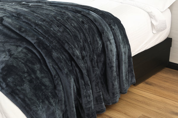 Summer Plush Blanket Grey