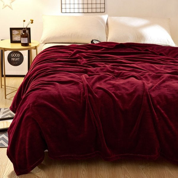 Summer Plush Blanket Red