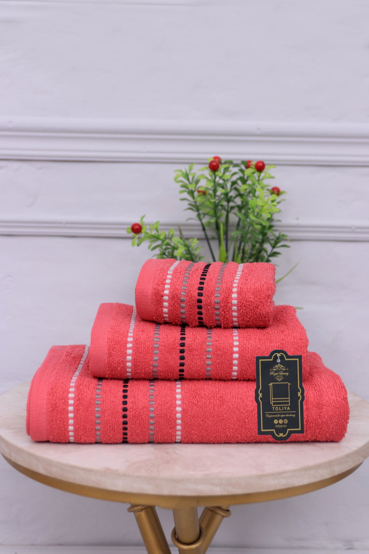 Towel Set (Pack of 3) 002