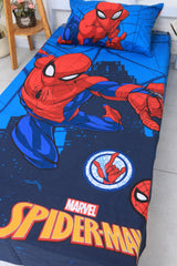 Kids Duvet Set with Flat Sheet with Pillow Cover Spider-Man