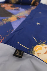 Kids Duvet Set with Flat Sheet with Pillow Cover Fairy Night