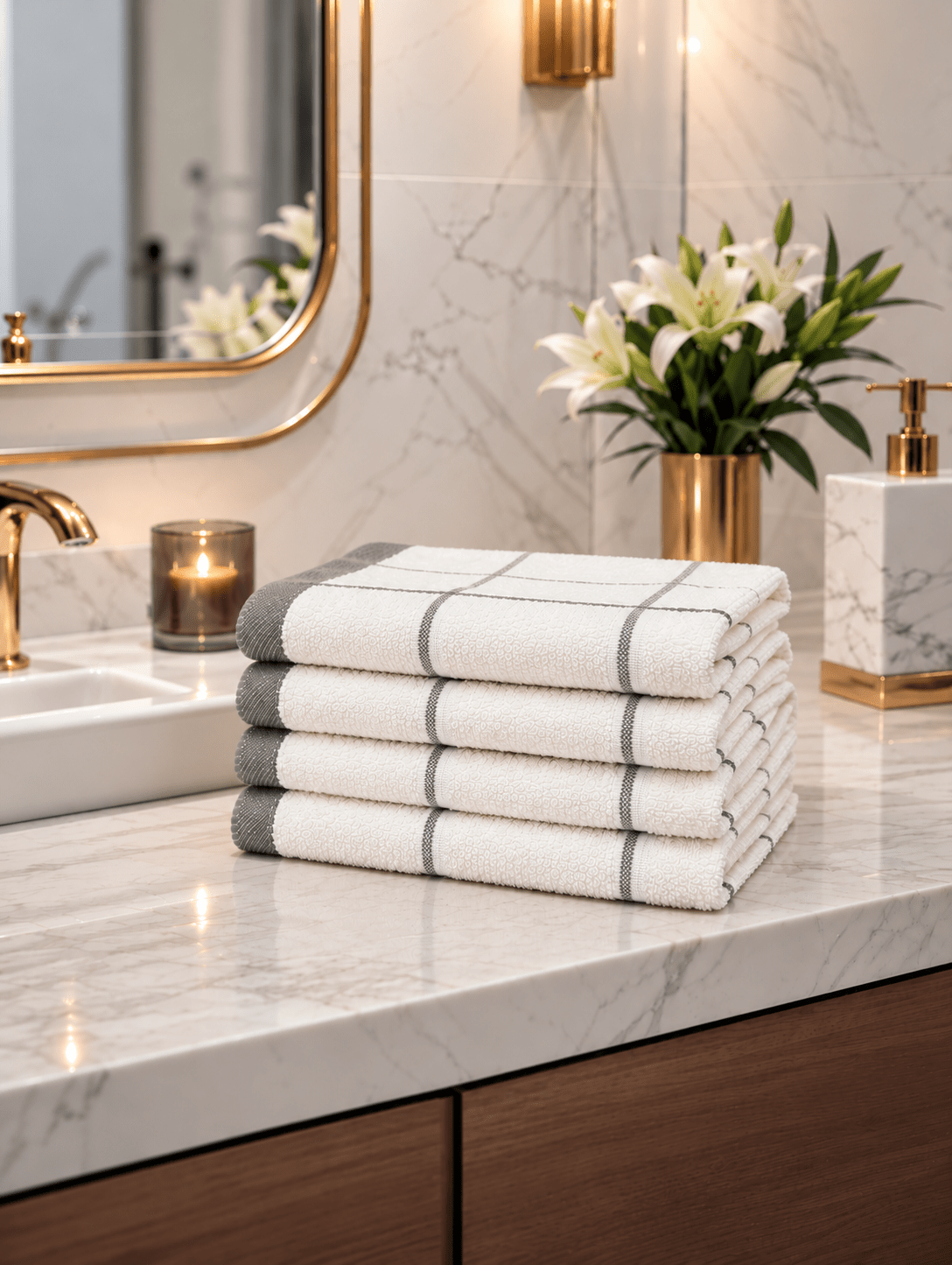 Cotton Towels – Pack of 4