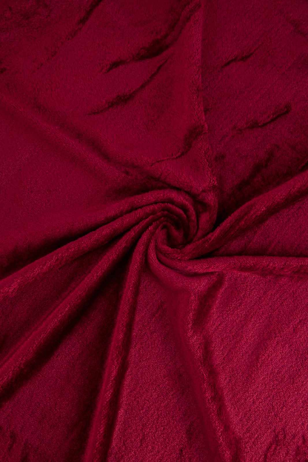 Summer Plush Blanket Mehroon