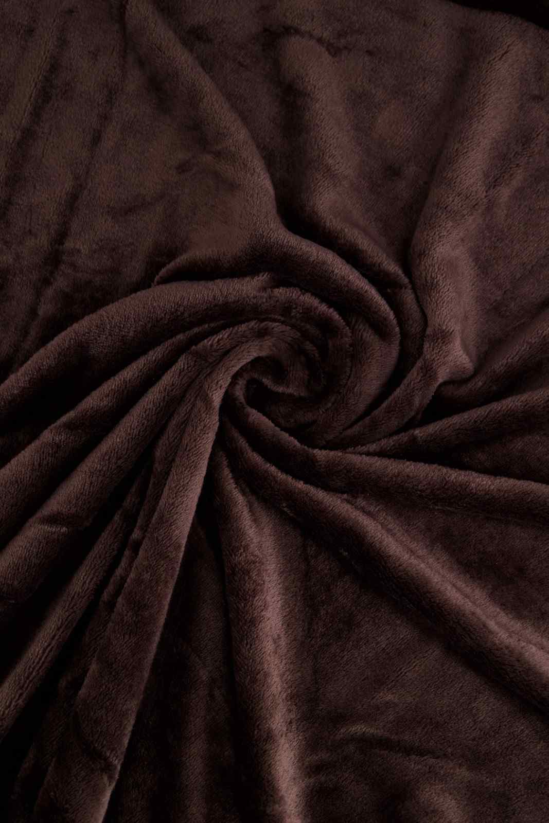 Summer Plush Blanket Brown