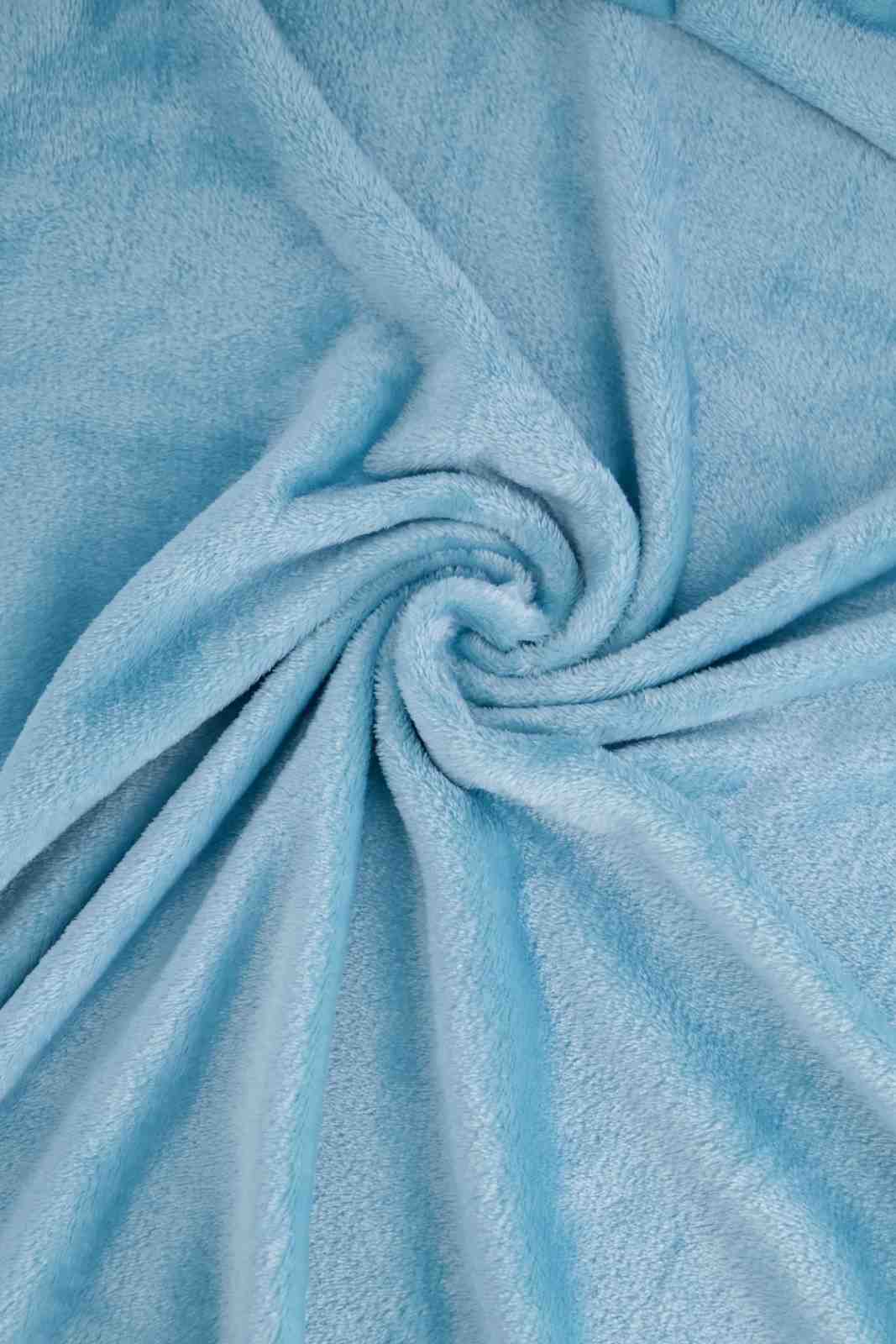 Summer Plush Blanket Sky Blue - Toliya.co