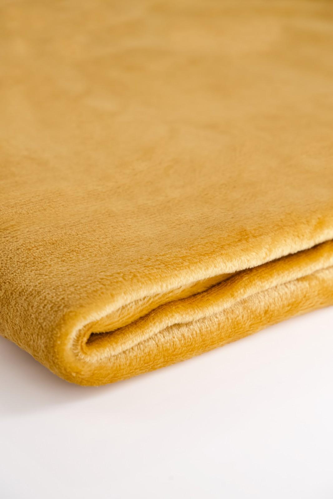 Summer Plush Blanket Mustard