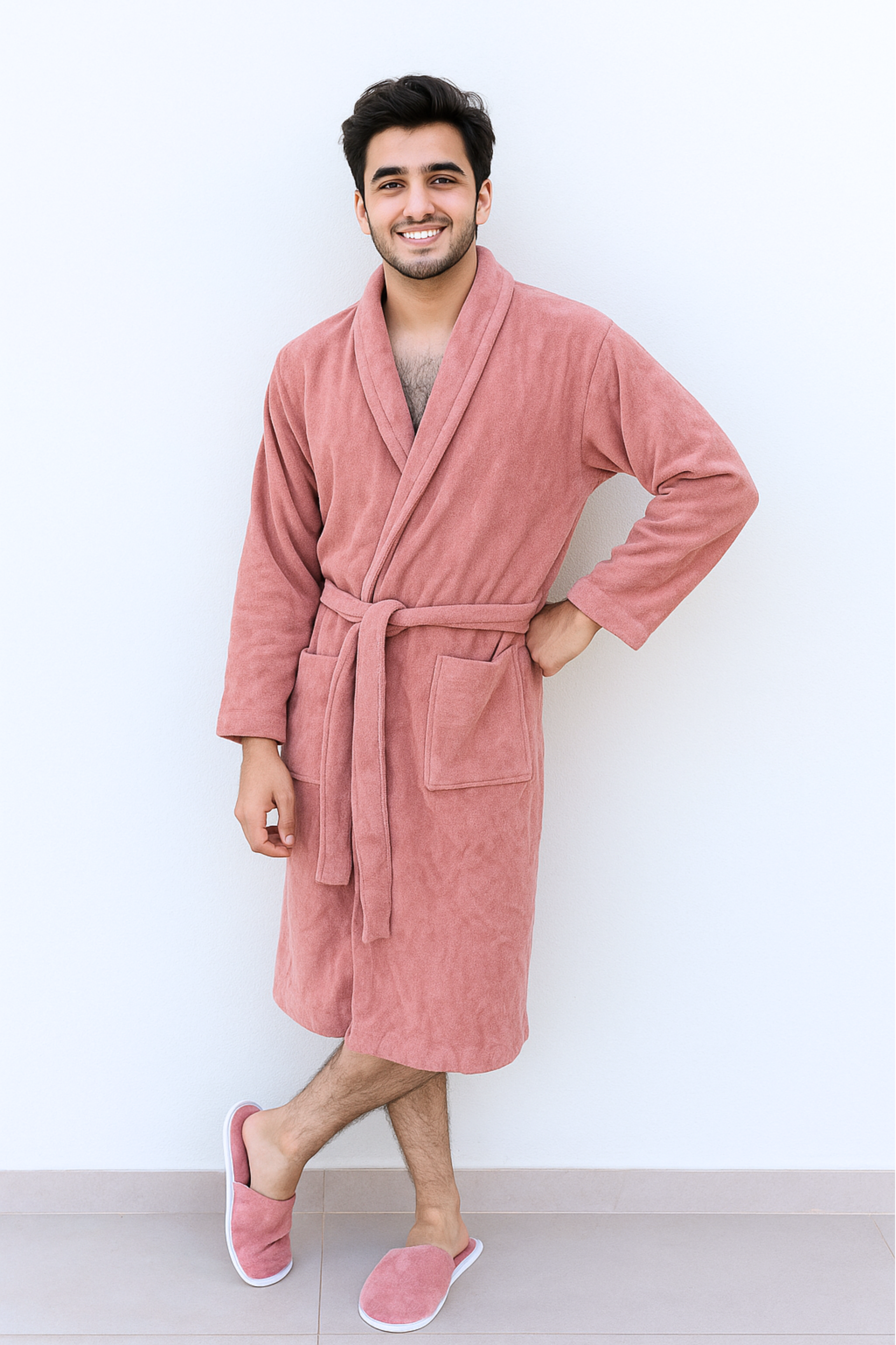 Bathrobe Set Pink