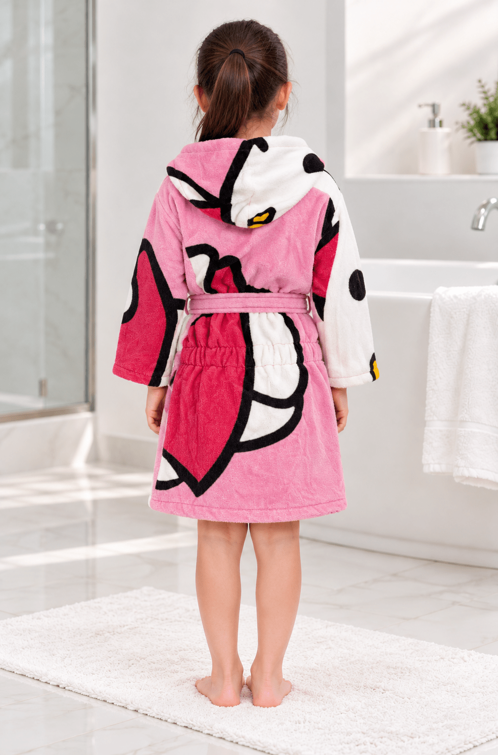 Girl Hooded Bathrobe - Toliya.co