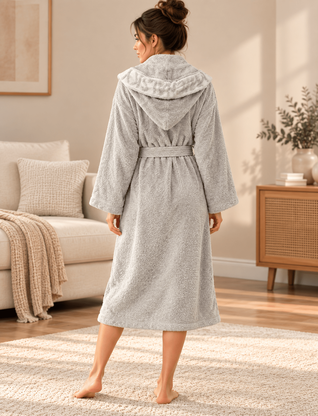 Premium Hooded Terry Bathrobe - Toliya.co