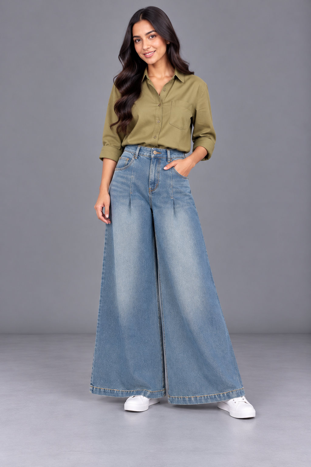 Women’s High-Rise Wide-Leg Jeans