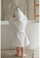 Kids Bathrobe White