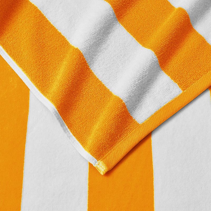 Pool Towel (Mustard/White)
