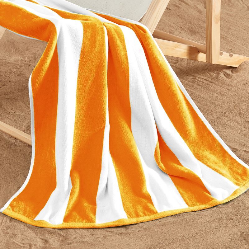 Pool Towel (Mustard/White)