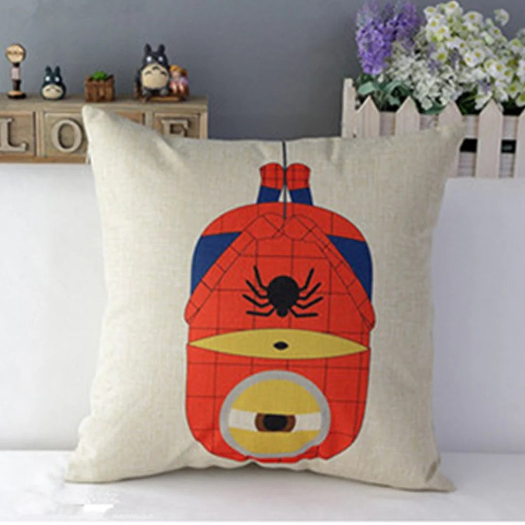 Minions Superheros Cushion Covers Pack Of 7