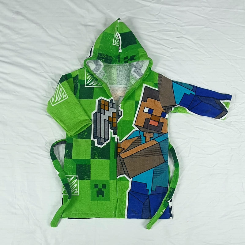 Kids Bathrobe Minecraft