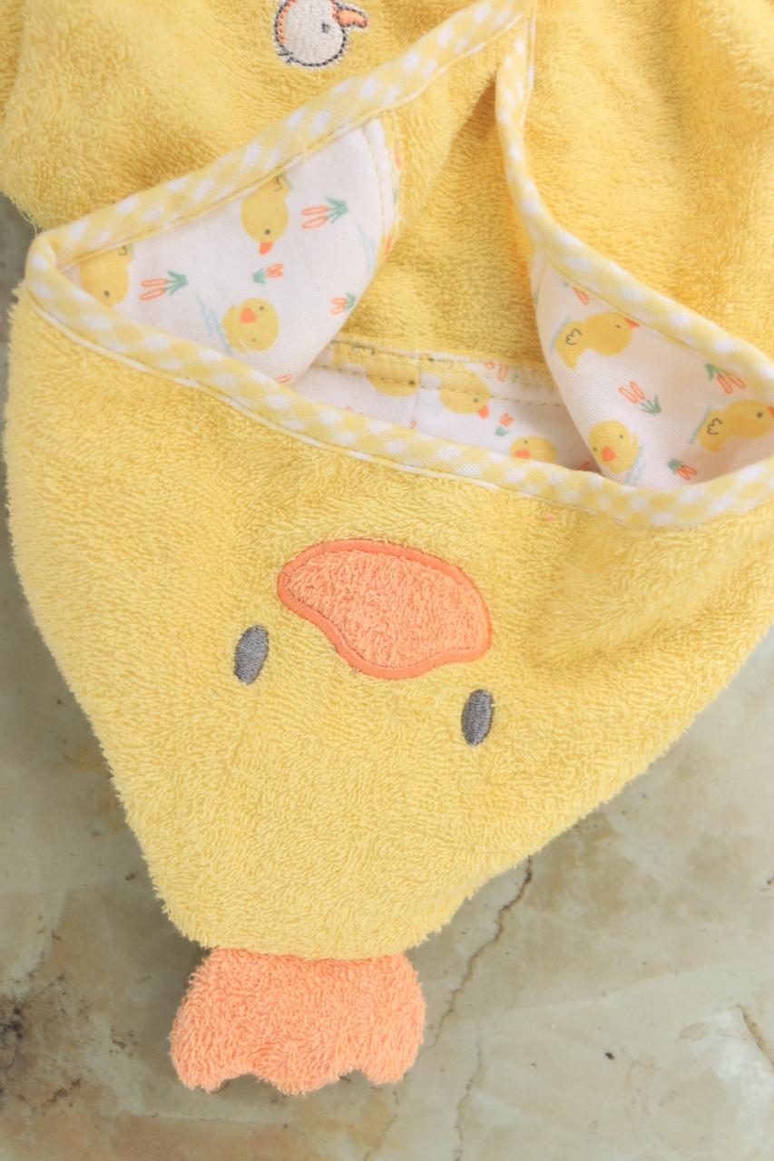 Toddler Hooded Bathrobe Quack Quack Duck
