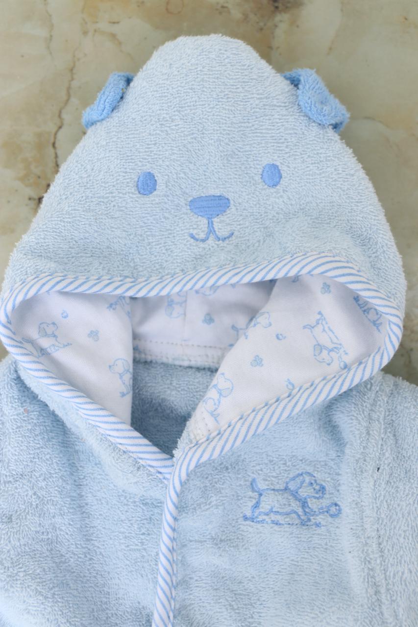 Little Me Baby Hooded Bathrobe Cute & Cozy