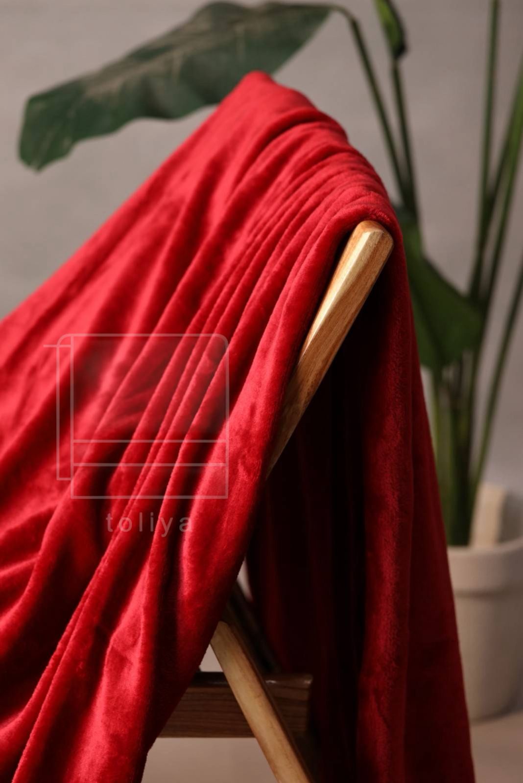 Summer Plush Blanket Red