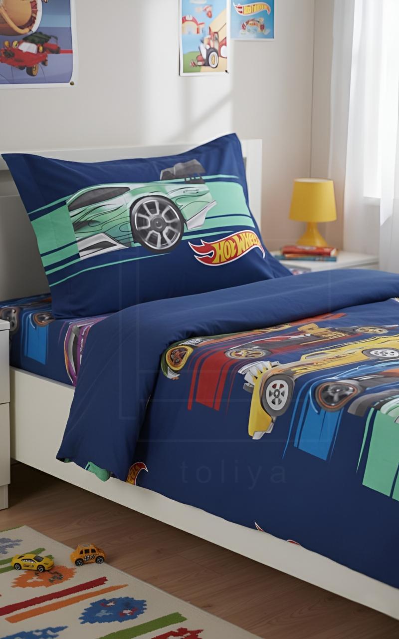 Kids Bedsheet Sports Car