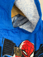 Kids poncho spiderman