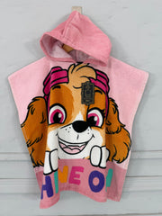 Kids poncho paw patrol