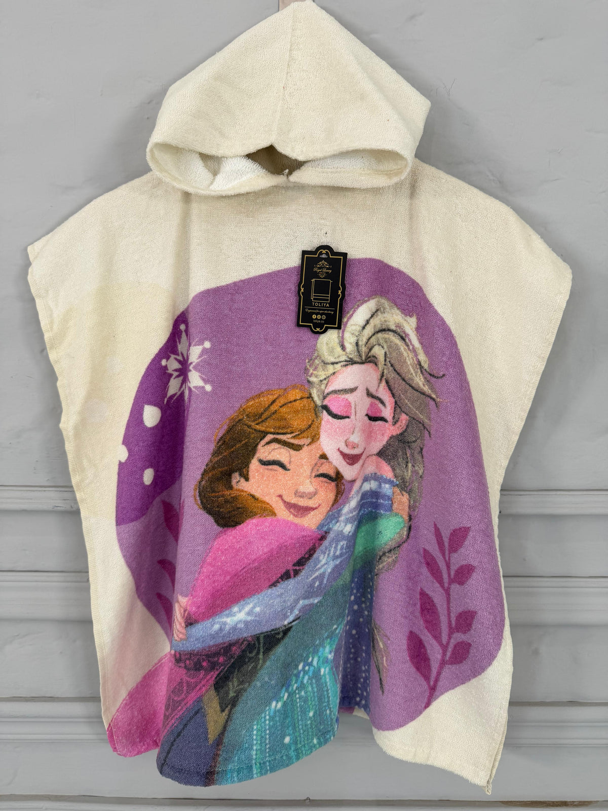 Kids poncho Frozen barbie