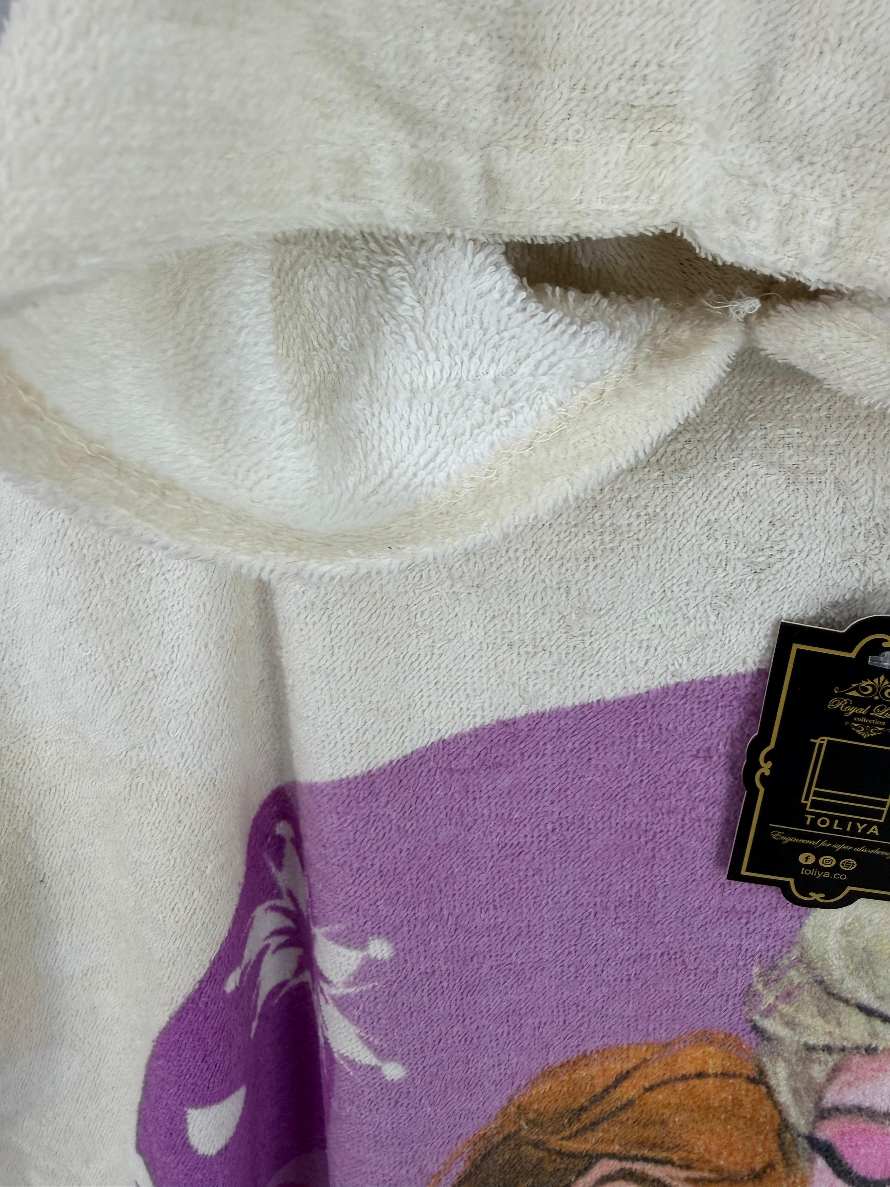 Kids poncho Frozen barbie
