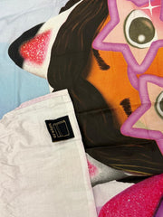 Kids Cute Cartoon Characters Bedsheet with Pillow cover