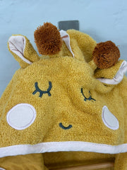 Kids Bathrobe Giraffe Hooded