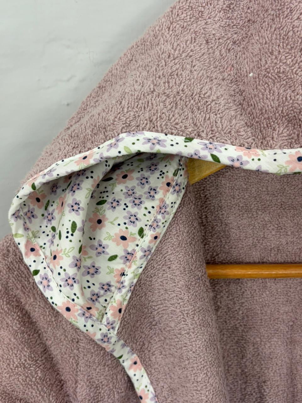 Kids Bathrobe Toddler Flower