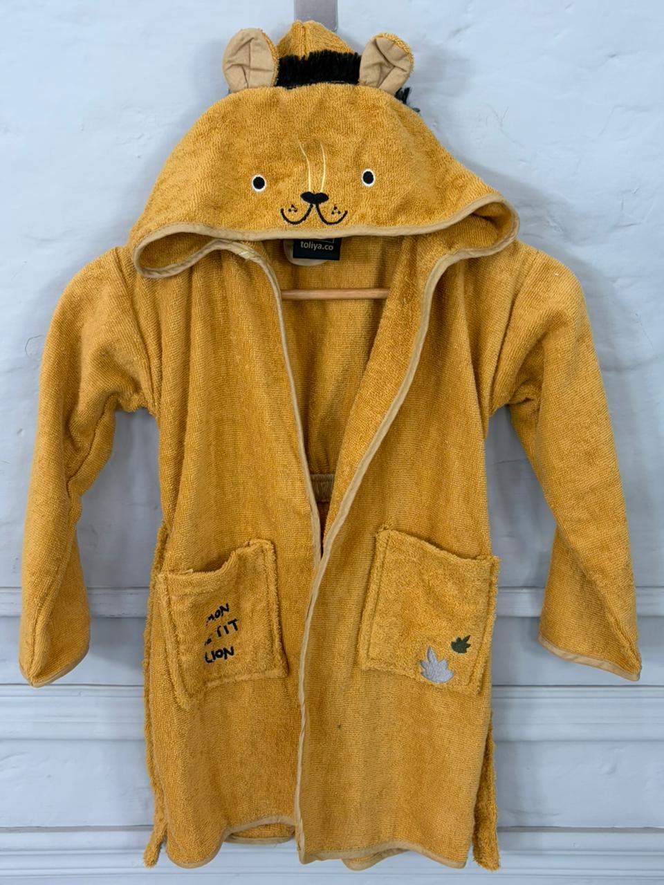 Cup Hooded Kid Bathrobe