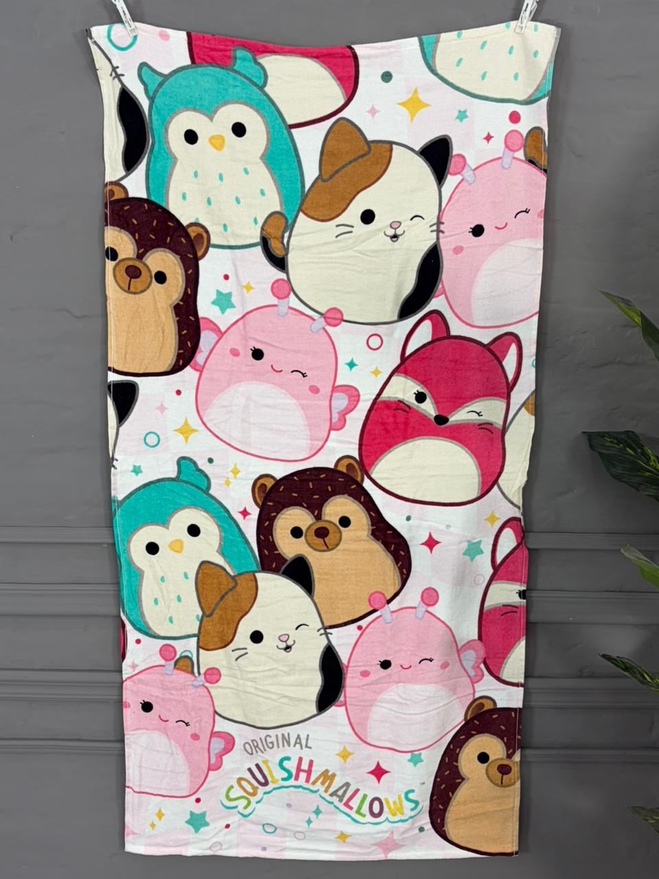 Squish Mallows Kids Printed Towel