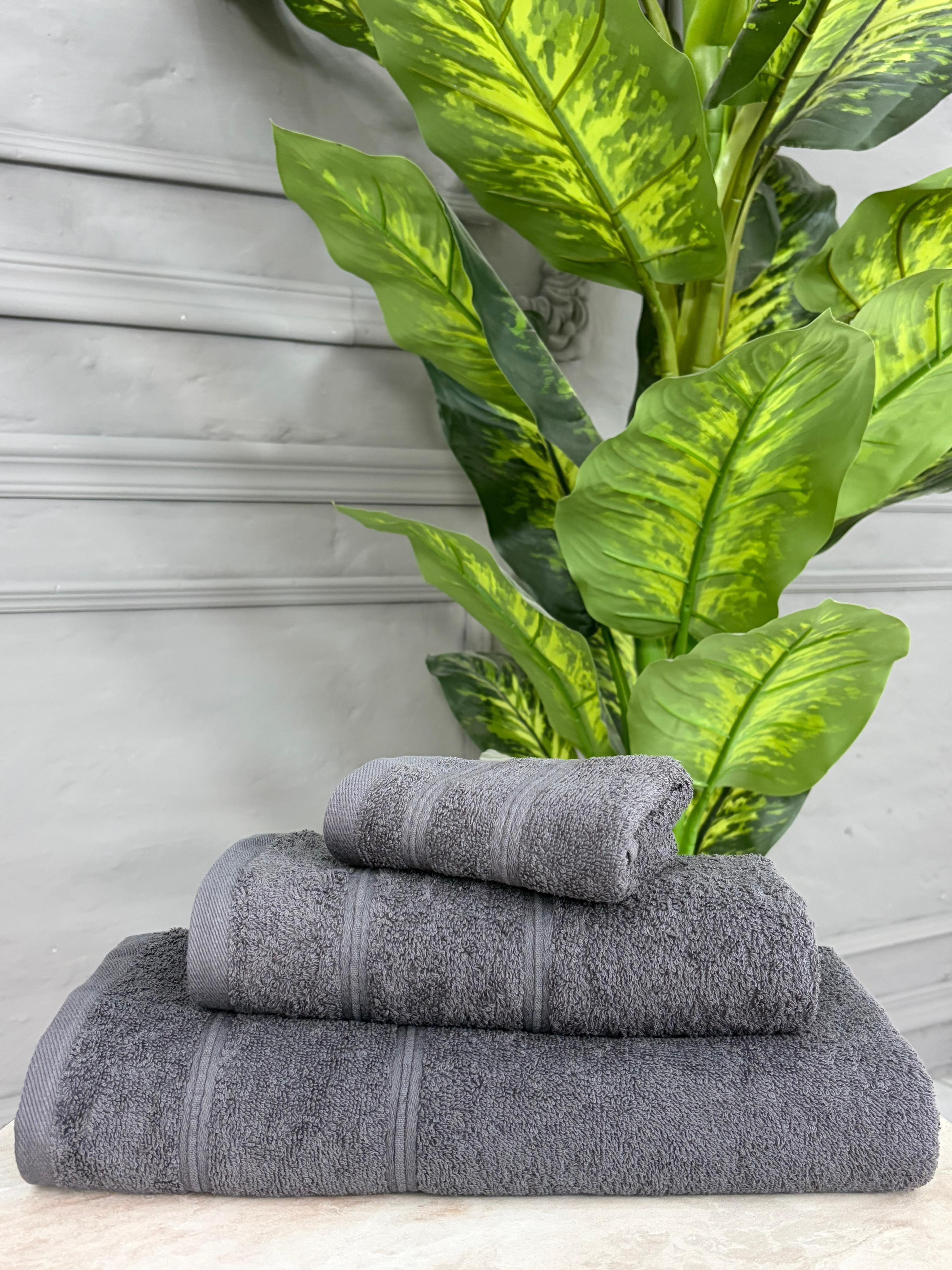 450 GSM Cotton Towel Set – 3 Piece