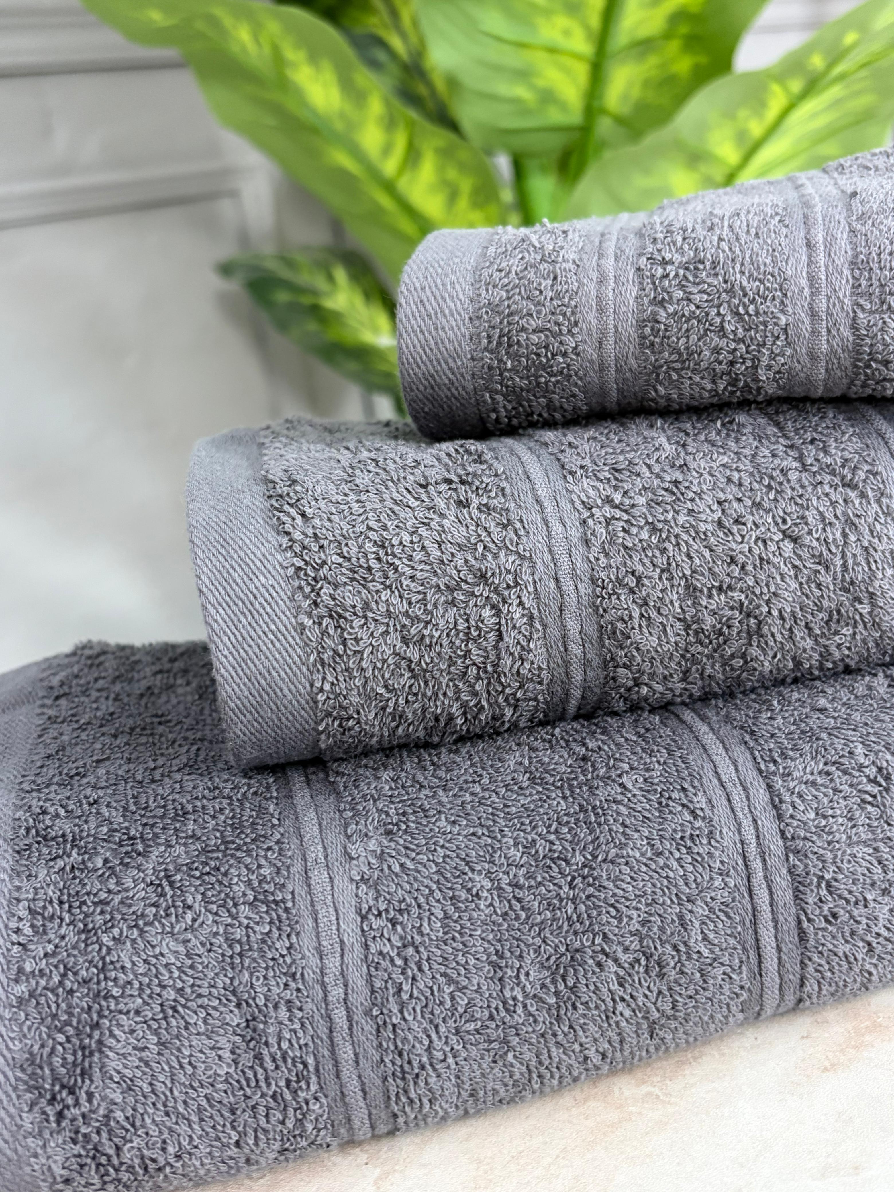 450 GSM Cotton Towel Set – 3 Piece