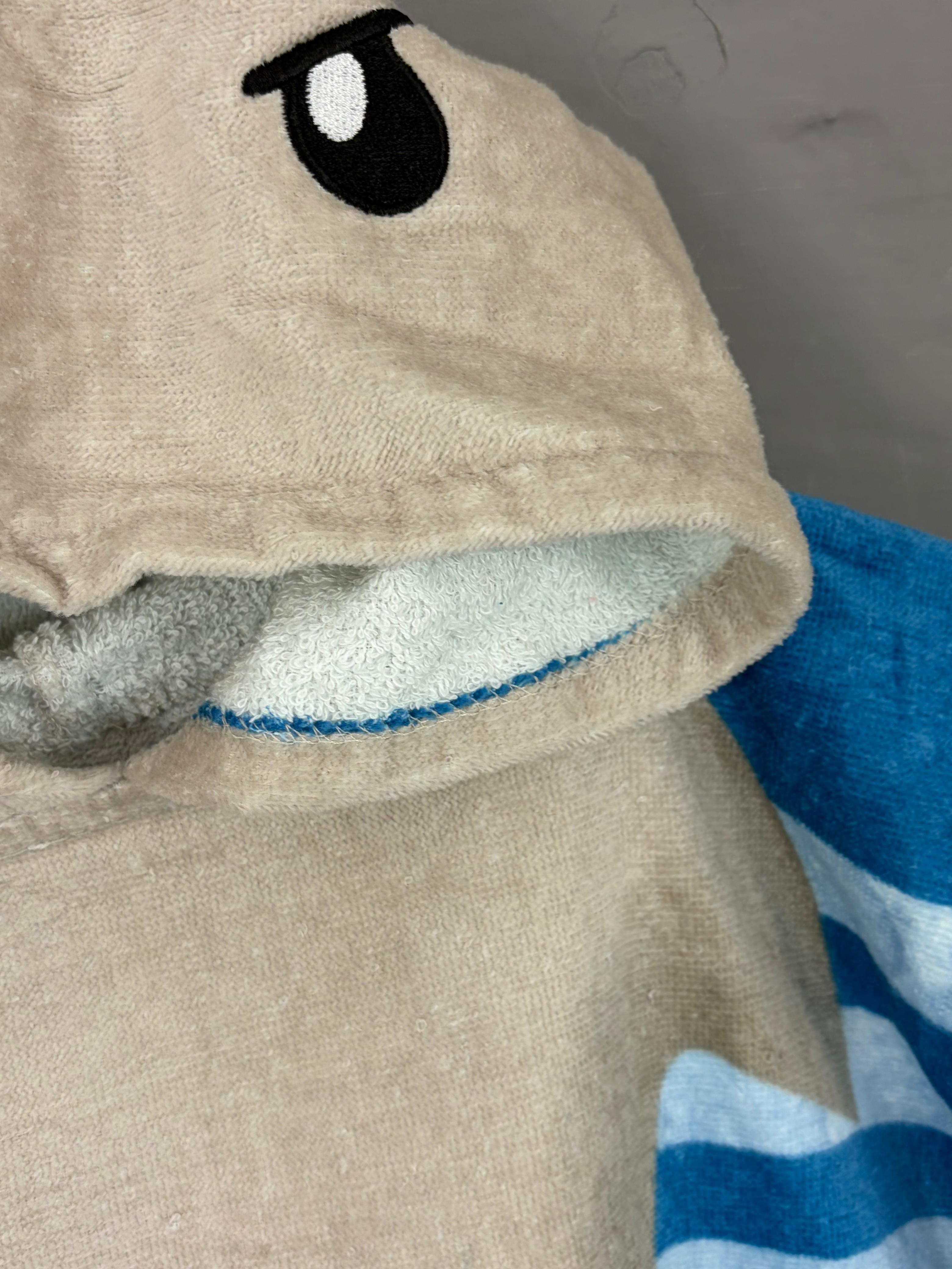 kids Hooded printed Poncho