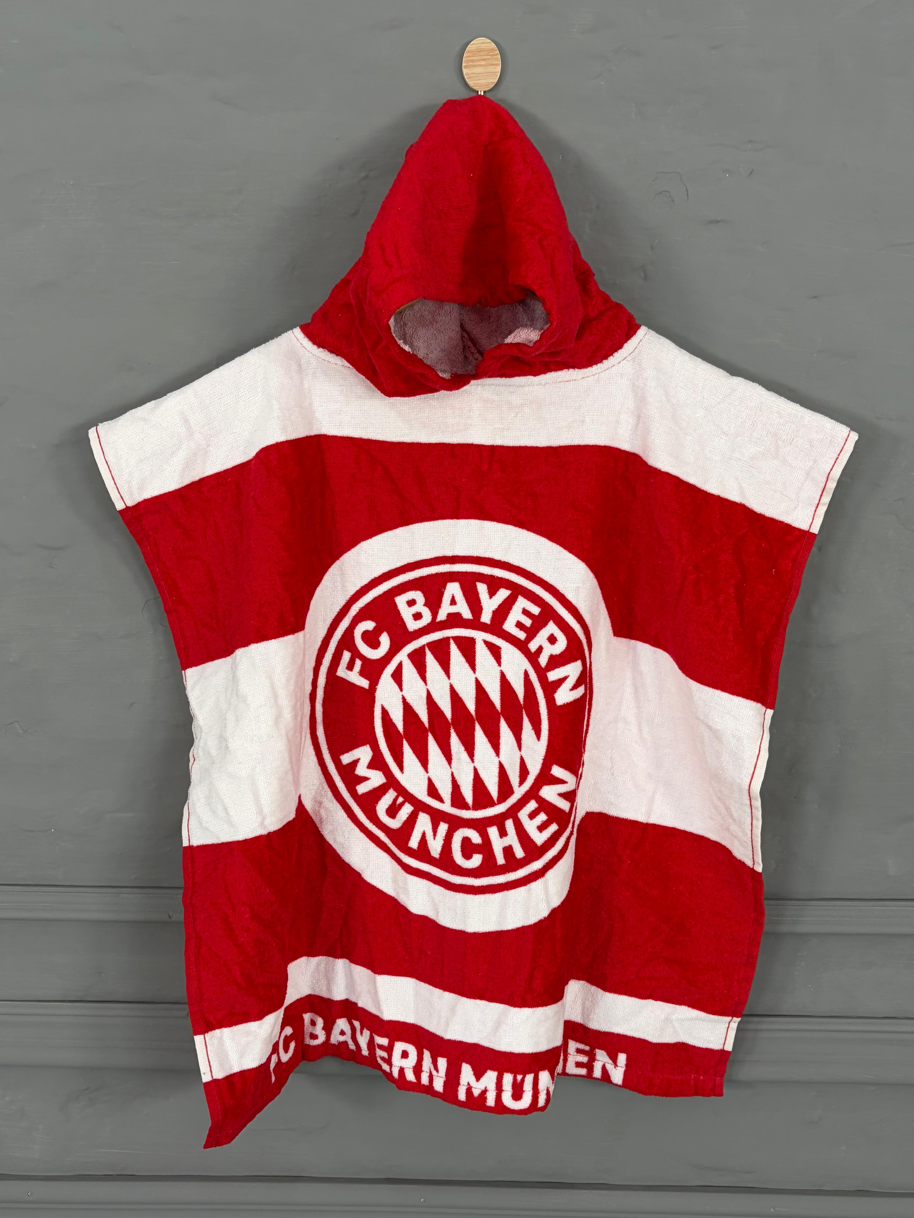kids Hooded printed FC B poncho