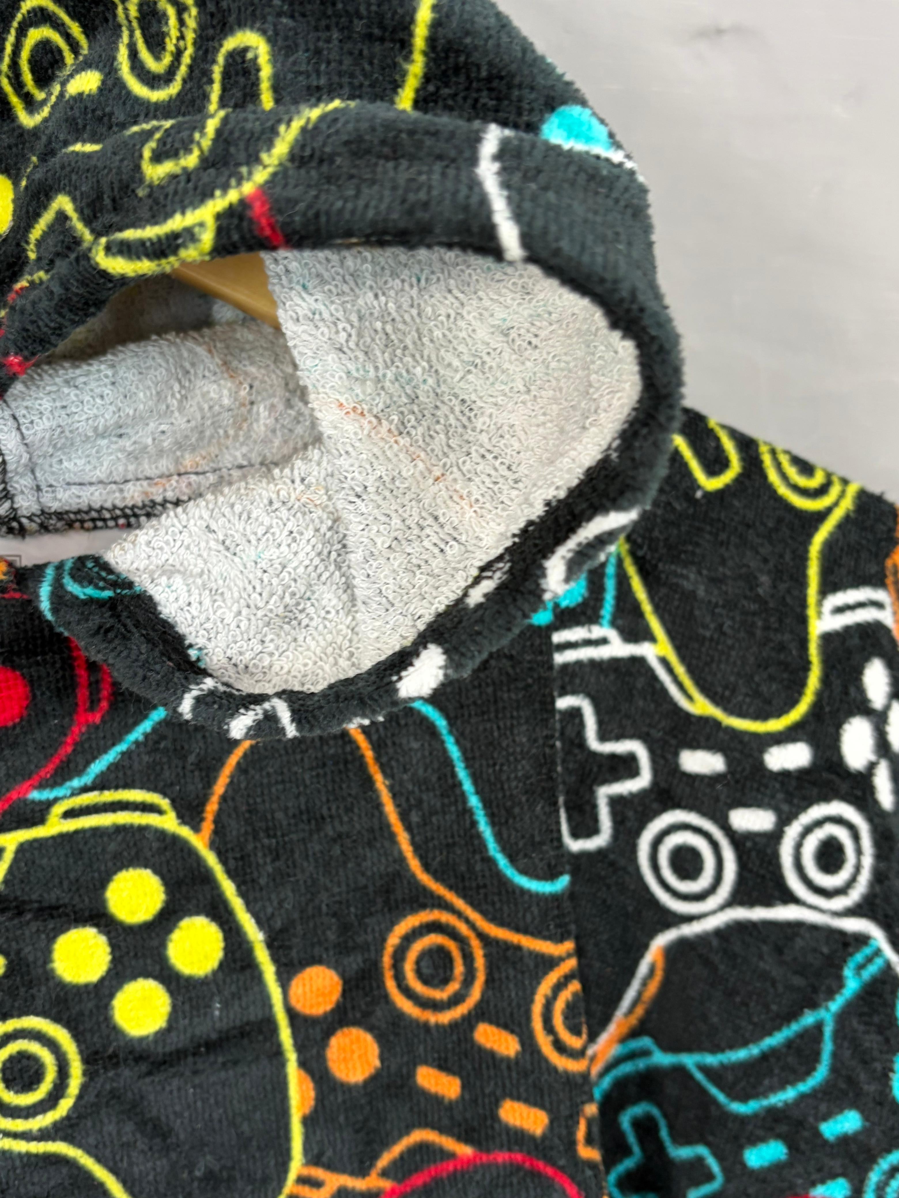 kids Hooded gaming Poncho