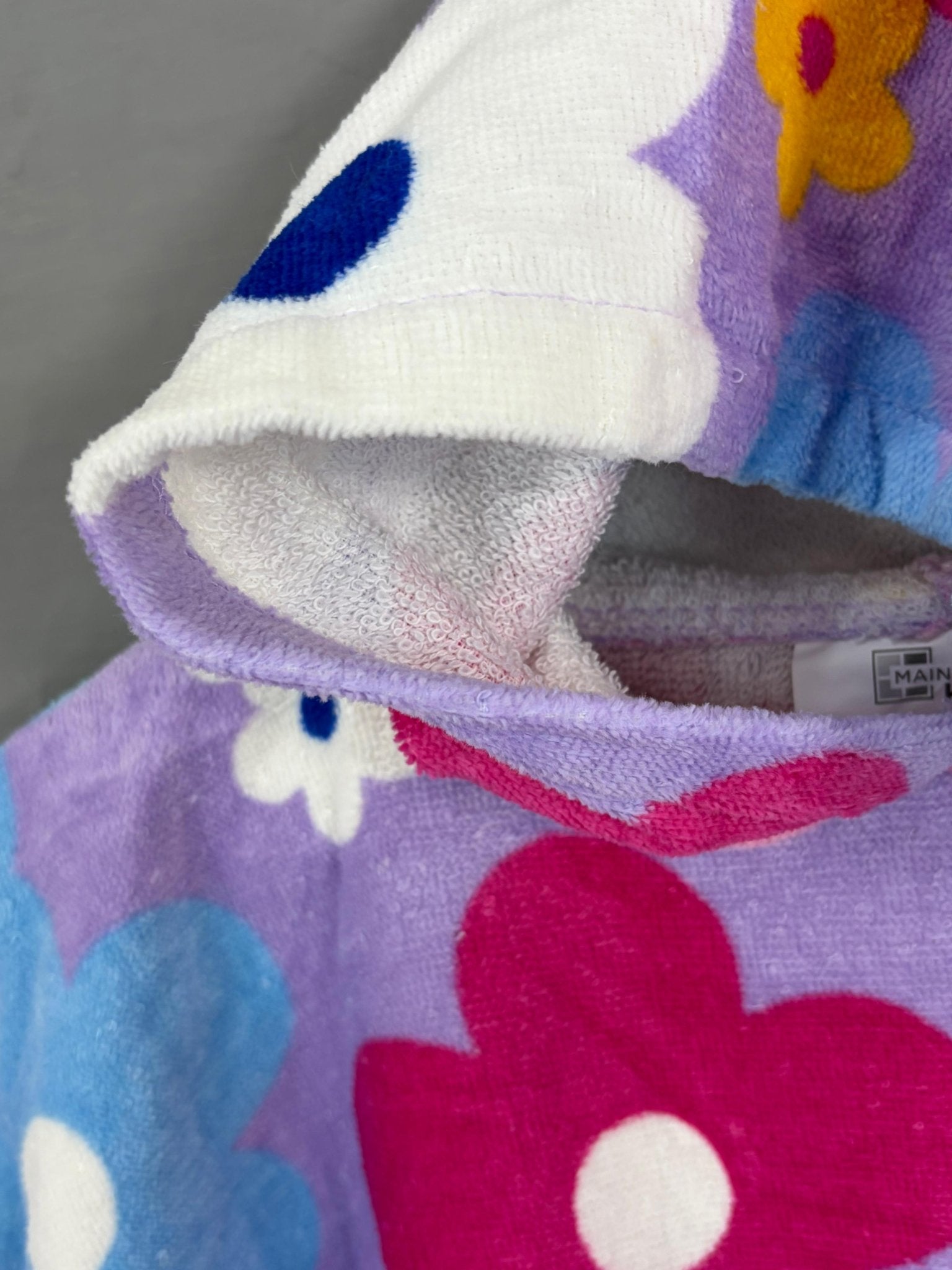 kids Hooded floral Poncho - Toliya.co