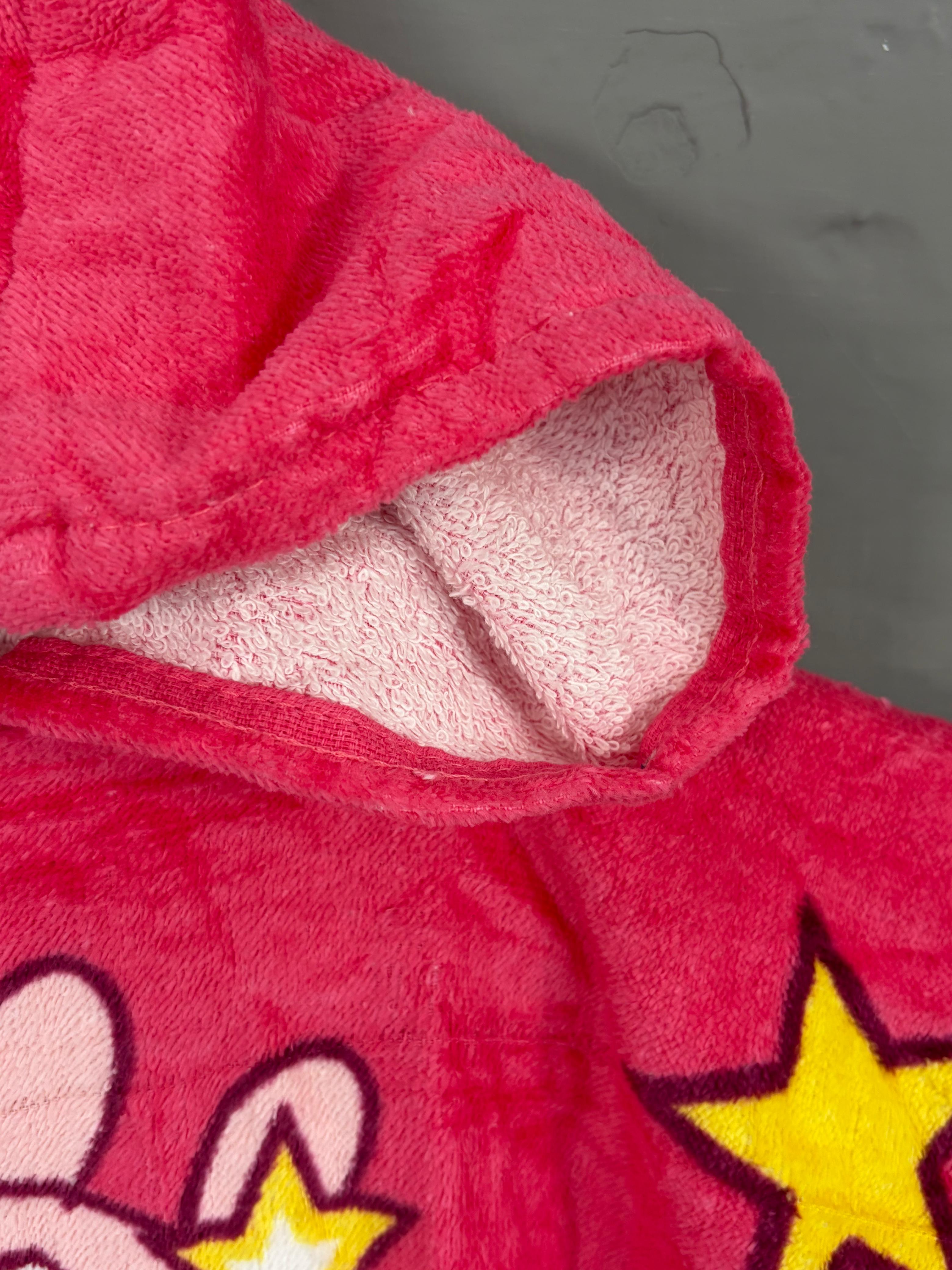 kids Hooded cartoon printed Poncho