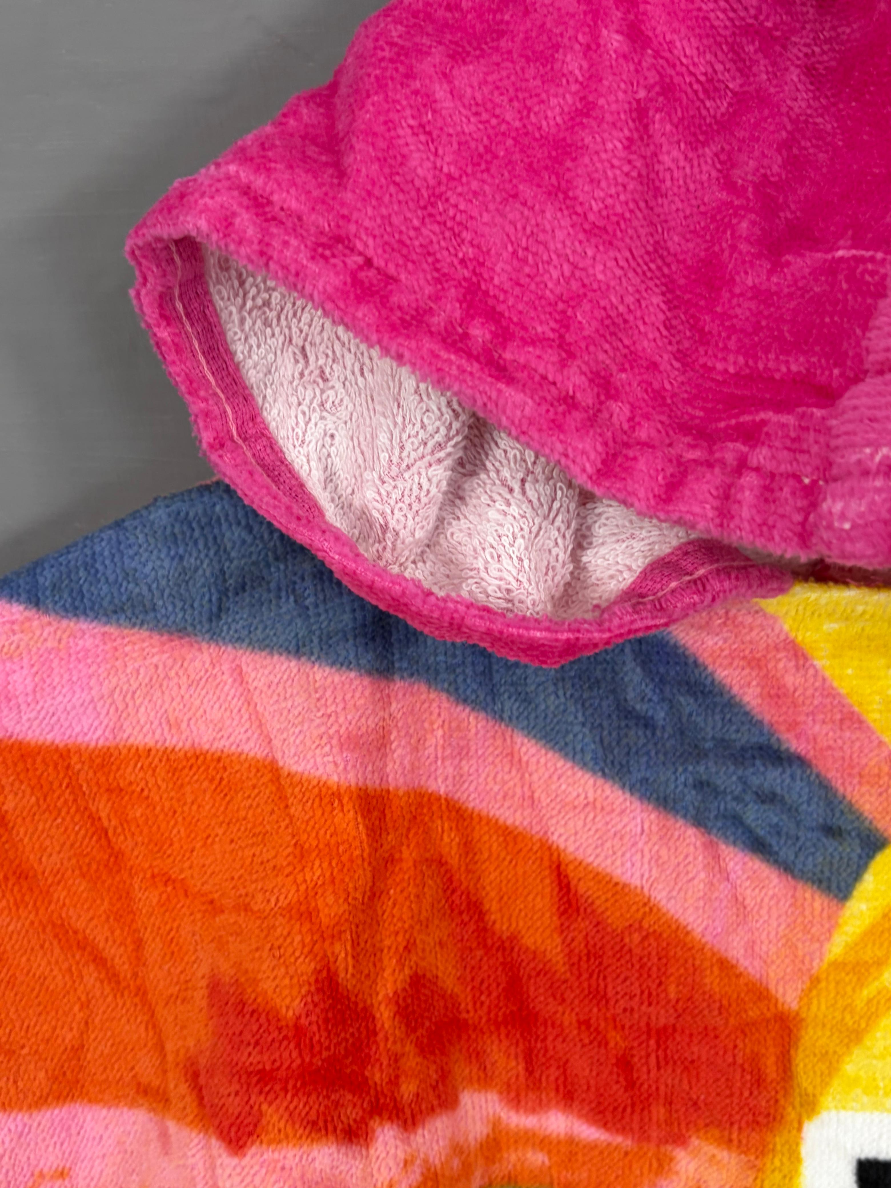 kids Hooded printed Poncho