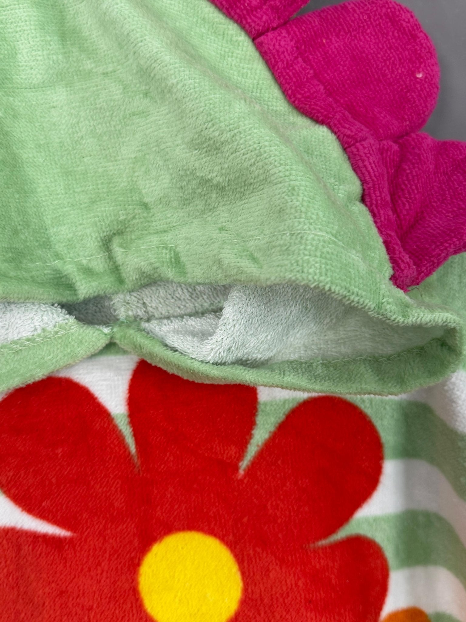 Cute Floral Hooded Baby Poncho - Toliya.co