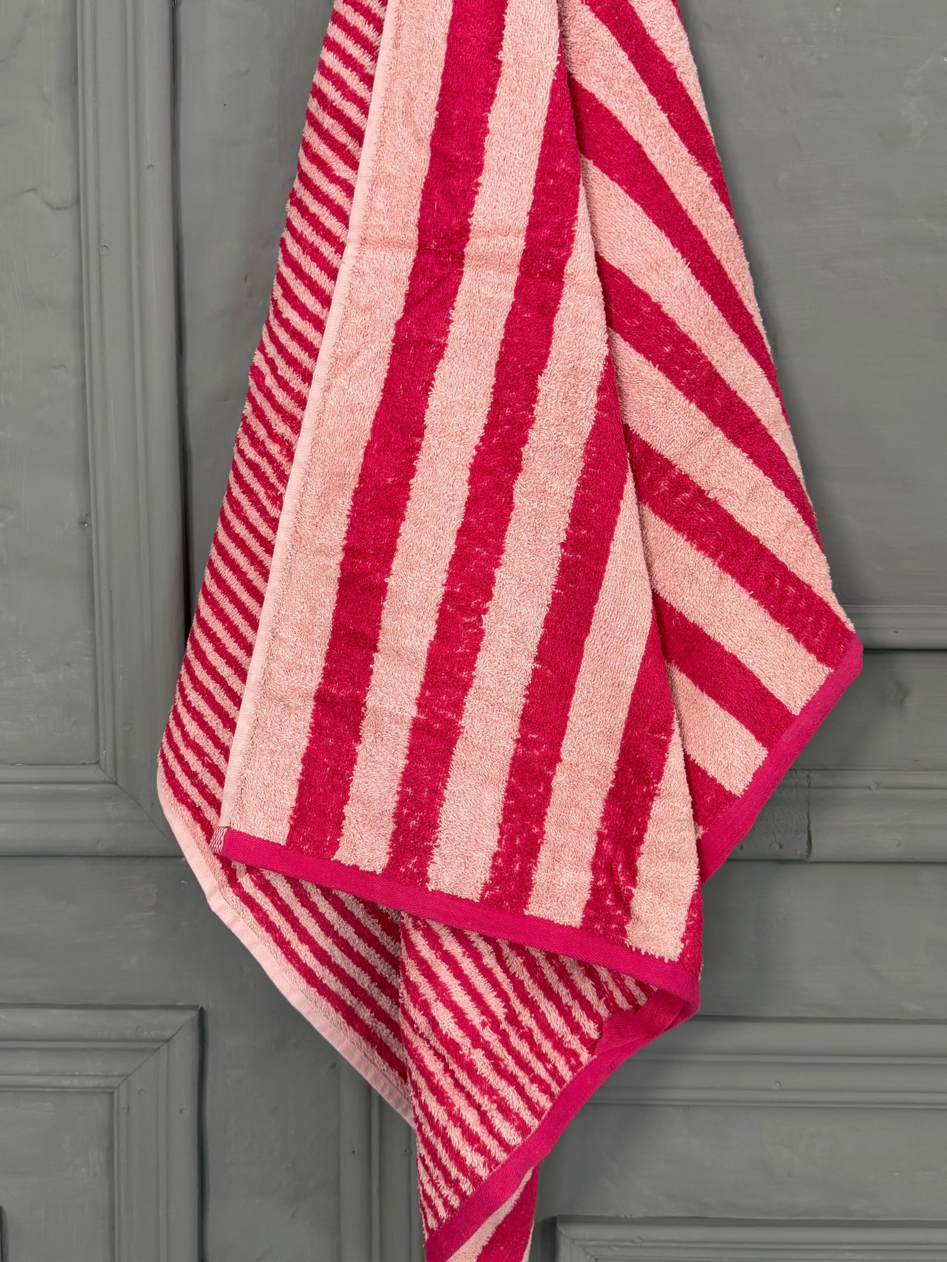 Premium Stripe Cotton Towel (500 GSM)