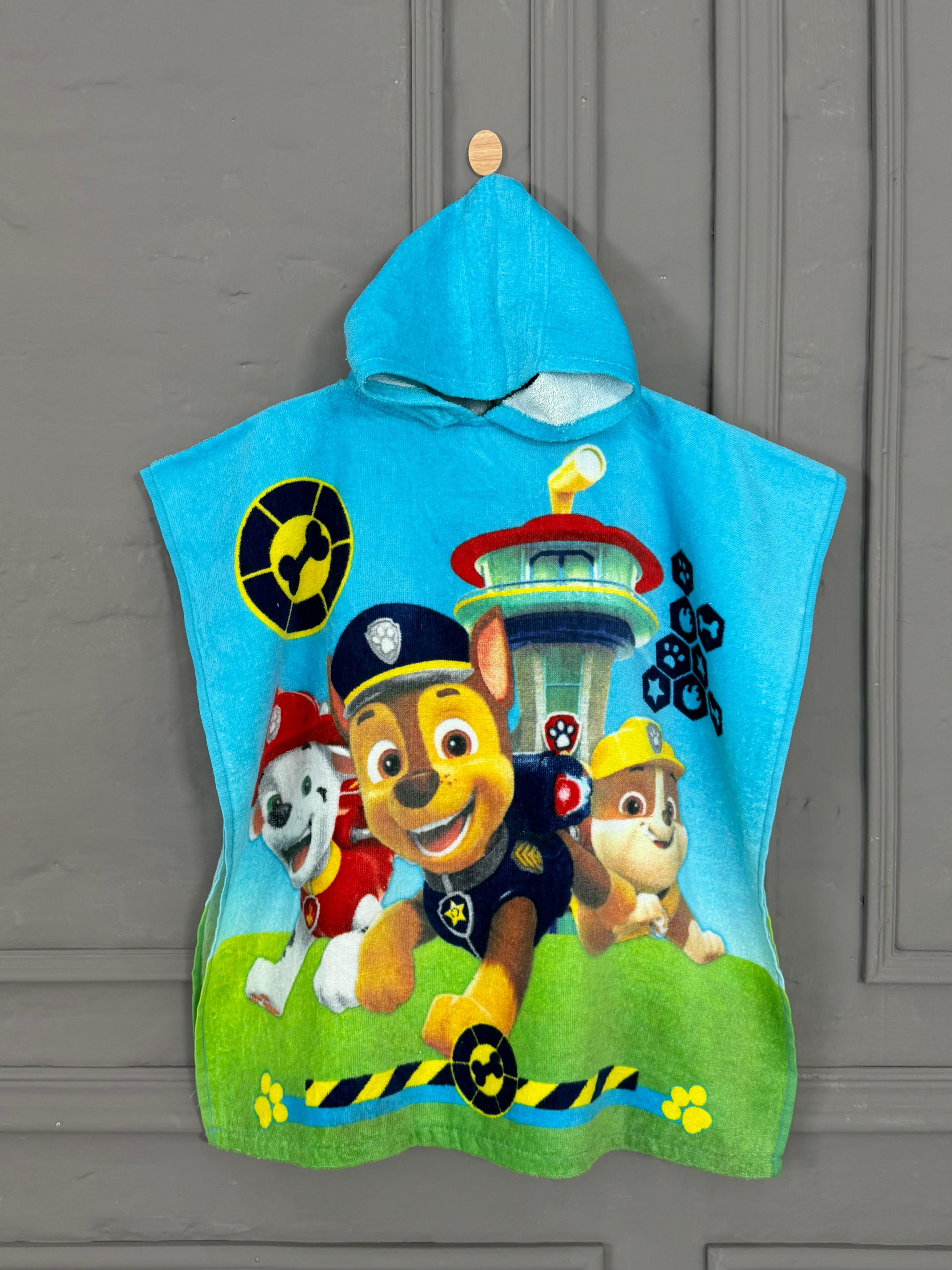 Patrol Hooded Kids Poncho