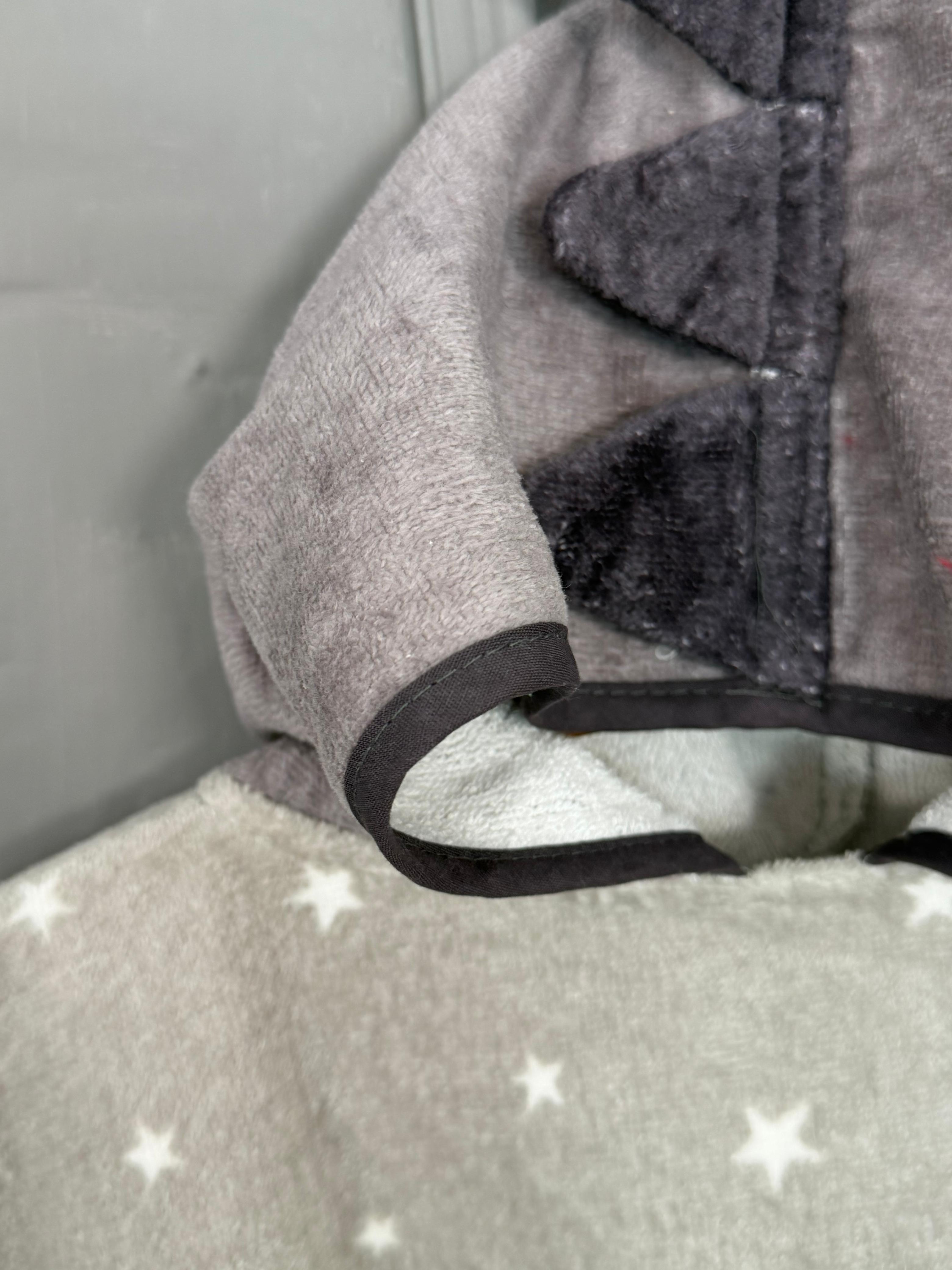 Animated Hooded Kids Poncho